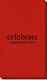 Big Word Celebrate Linen Like Guest Towels Image 1 of 8